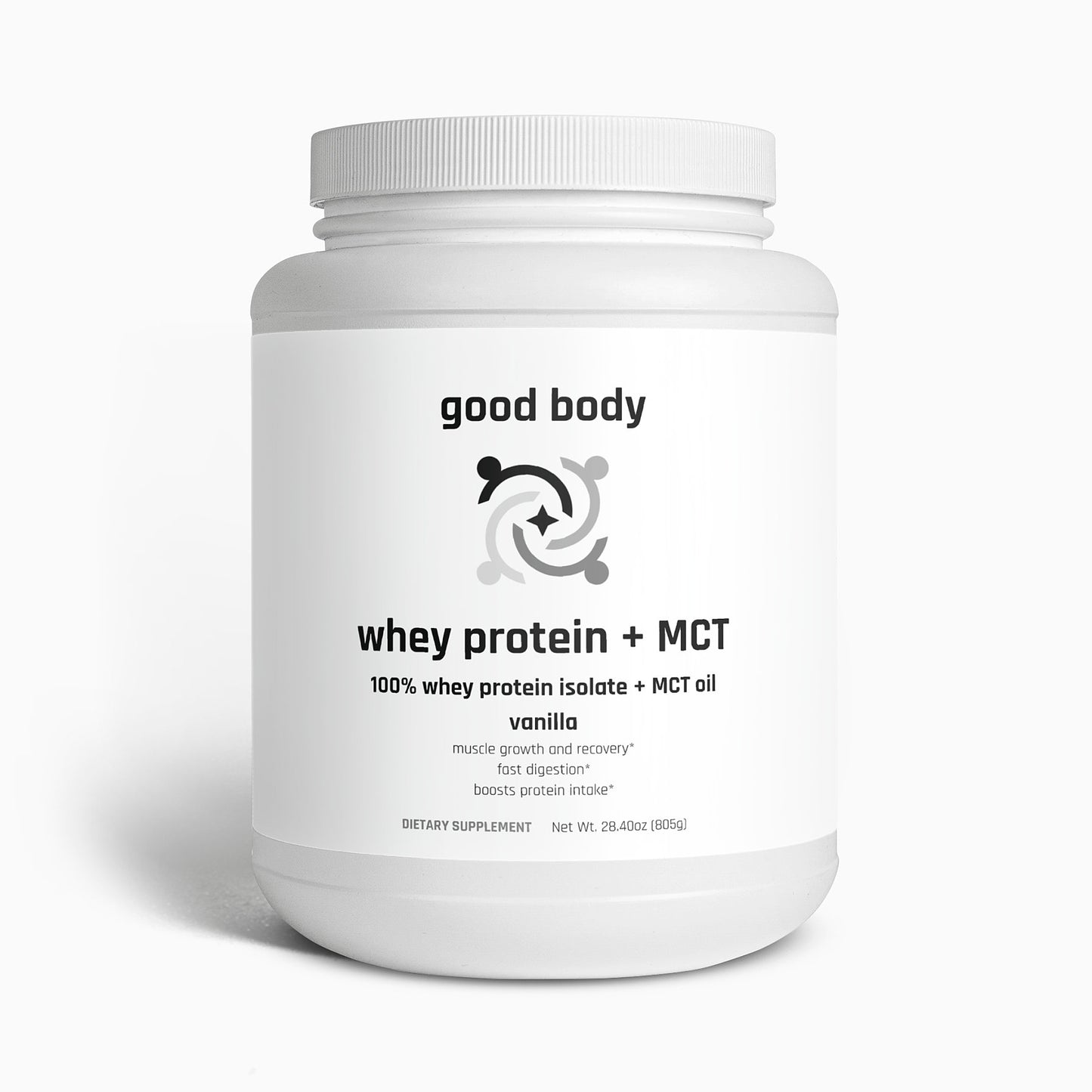 good body | whey protein + MCT vanilla