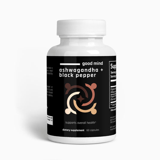 good mind | natural extract | ashwagandha + black pepper