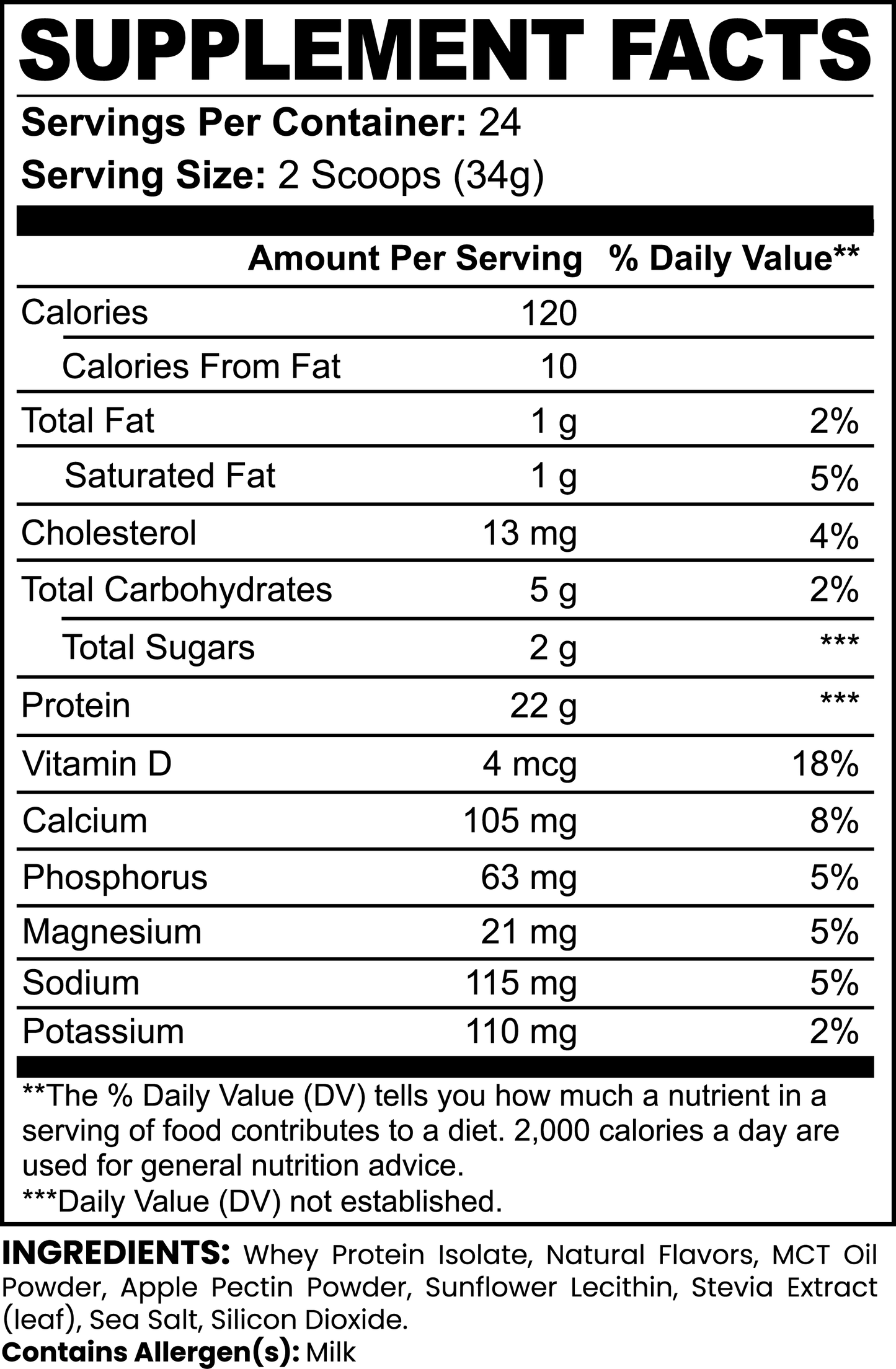 good body | whey protein + MCT vanilla